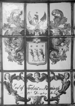 Wappenscheibe des Gustaf Fredrik von Böhningh