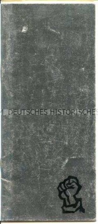 Heft mit Textauszügen aus dem Stück "Die Verschwörung des Fiesco zu Genua" von Friedrich Schiller