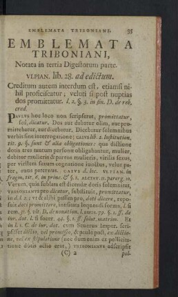 Notata in tertia Digestorum parte.