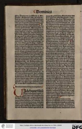 De eadem dominica sermo in evangelium.