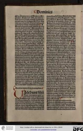 De eadem dominica sermo in evangelium.
