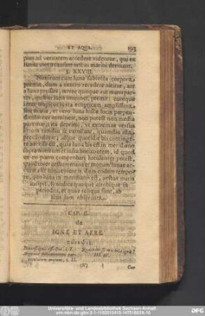 Cap. II. de Igne Et Aere.