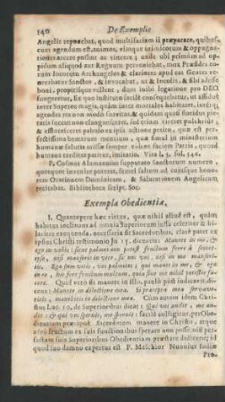 Exempla Obedientiae.