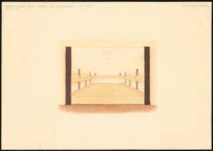 Haus der Arbeit mit Thingplatz Schinkelwettbewerb 1936: Festsaal. Perspektivische Ansicht