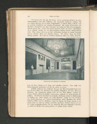 Foyersaal des neuen Hoftheaters in Meiningen