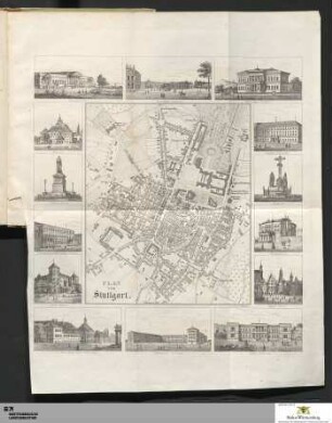 Plan von Stuttgart
