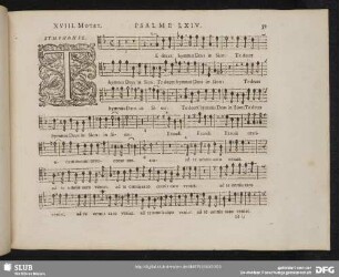 XVIII. Te decet hymnus Deus in Sion
