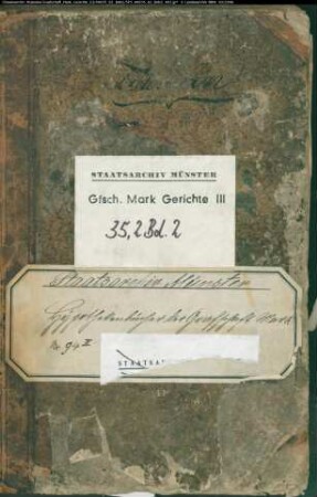 Hypothekenbuch des Gerichts Reck-Frömern, Bd. 2
