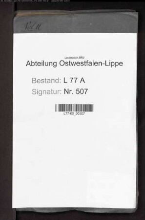 Anstellung der Amtsschreiber u. Assessoren (Hebungsbeamten) beim Amt Brake, Bd. 2