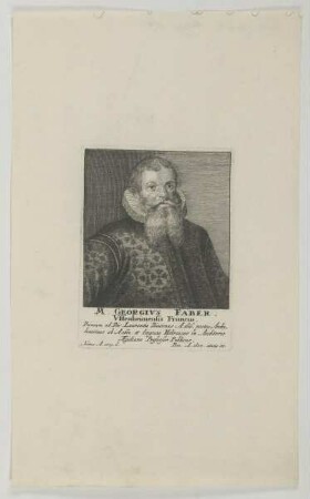Bildnis des Georgivs Faber