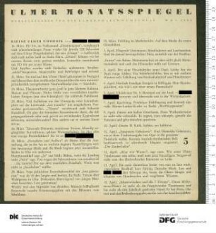 Programm 5. Monatsabschnitt 1950