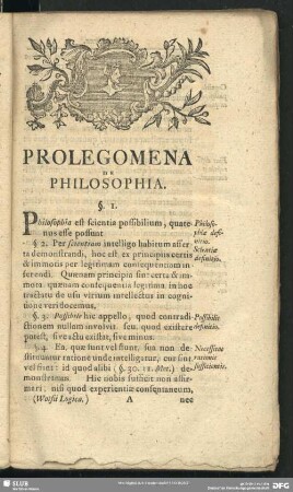 Prolegomena de Philosophia