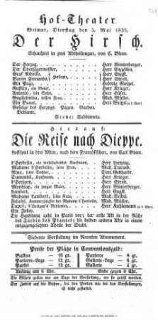 Die Reise nach Dieppe