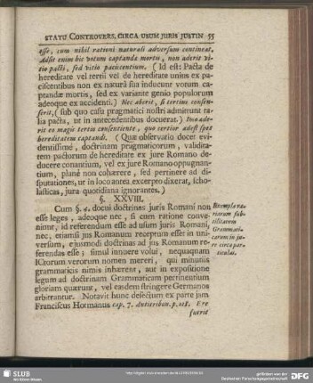§. XXVIII. Exempla variarum subtilitatum Grammaticarum in jure circa particulas