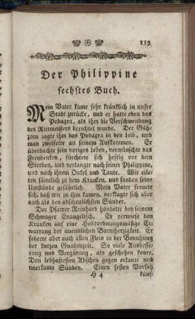 Der Philippine sechstes Buch.