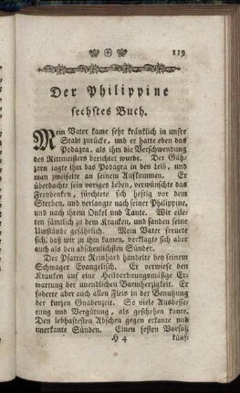Der Philippine sechstes Buch.