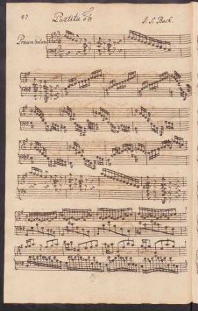 Partiten; cemb; G-Dur; BWV 829