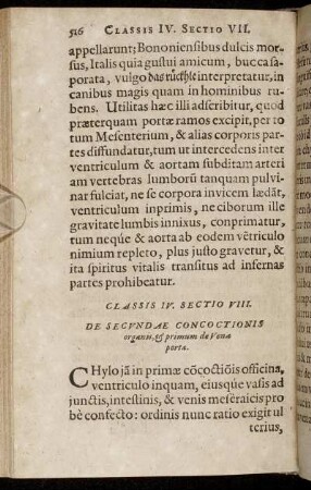 Sectio VIII. - Sectio XII.
