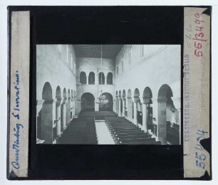 Quedlinburg, Stiftskirche St. Servatius : Innenansicht, Blick nach W