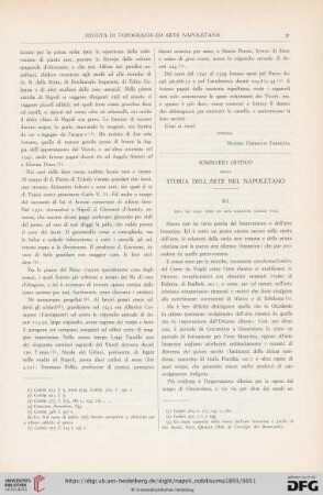 Sommario critico della storia dell'arte nel Napoletano[3]