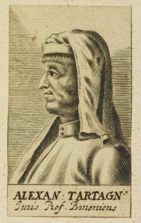 Bildnis des Alexan. Tartagnius