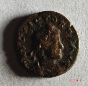 Römische Münze, Nominal Siliqua, Prägeherr Flavius Victor, Prägeort nicht bestimmbar, Fälschung