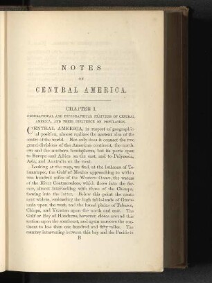 Notes On Central America