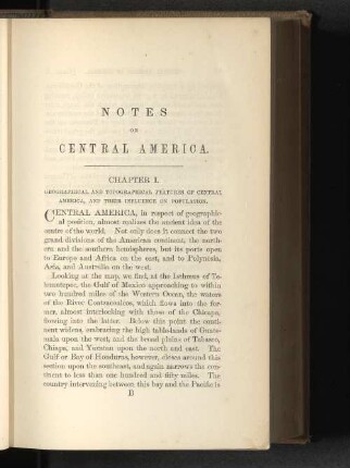 Notes On Central America