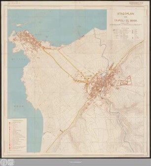 Stadtplan Von Tripoli-El Mina