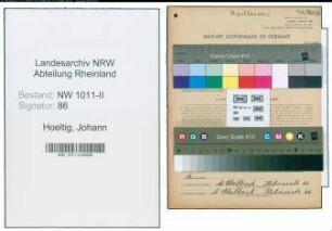 Entnazifizierung Johann Hoeltig , geb. 22.04.1902 (Lagerarbeiter)