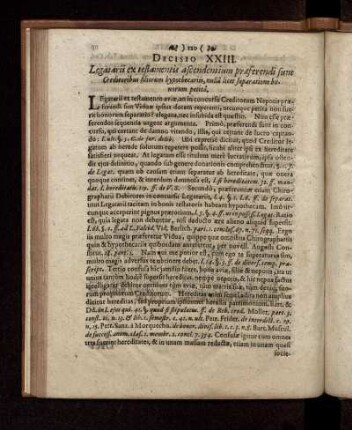 Legatarii ex testamentis ascendentium praeferendi sunt Creditoribus filiorum hypothecariis, nulla licet separatione bonorum petita