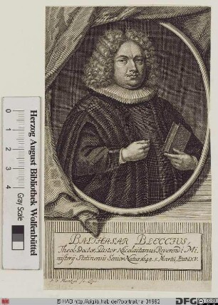 Bildnis Balthasar Bleccius