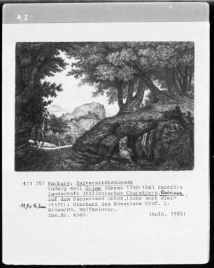 Landschaft italienischen Charakters