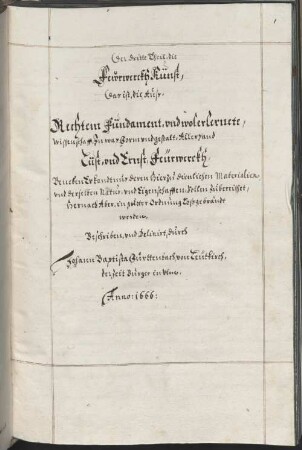 Büchsenmeisterei, Feuerwerkskunst und Geometrie (Lehrbuch für Johann Baptist Furtenbach), Teil 3 - BSB Cgm 5294