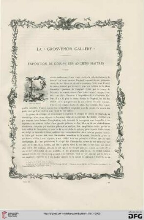 4: La " Grosvenor Gallery", [2] : Exposition de dessins des anciens maitres