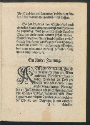 Ein Ander Zeittung.