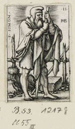 S. Simon, Blatt 11 der Folge "Zwölf Apostel"