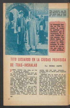 Tito Lusiardo en la ciudad prohibida de Tuas - Inshalab