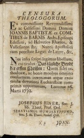 Censura Theologorum.