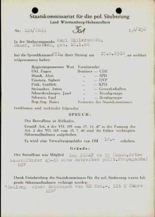 Müllerschön, Karl