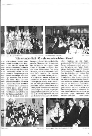Winterhuder Ball '95 - ein wunderschöner Abend