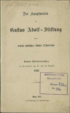 Jahresversammlung