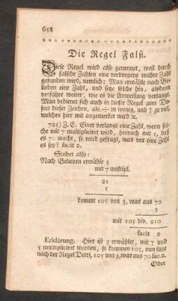 Die Regel Falsi