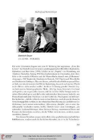 Dietrich Geyer