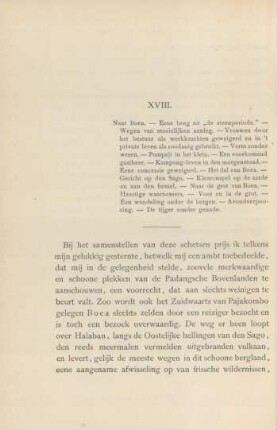 XVIII. Naar Boea ...