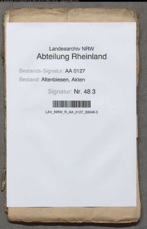Gesammelte Pachtbriefe über die Güter und Ländereien der Kommende Jungenbiesen (Teil 3)