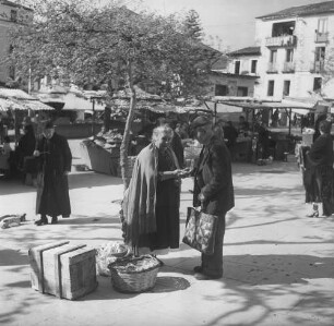 Nicastro, Piazza Mercato Vecchio, Markttreiben