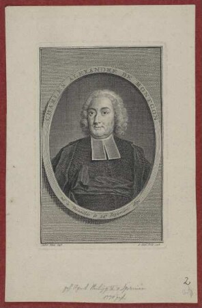 Bildnis des Charles Alexandre de Montgon