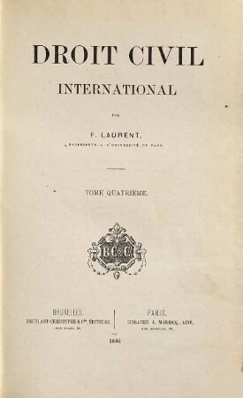 Droit civil international, 4