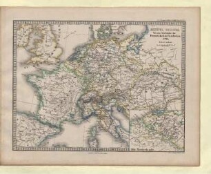 Mittel Europa bis zum Ausbruche der Franzoesischen Revolution 1788